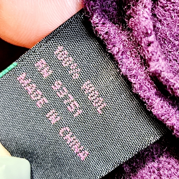 Colour Works Burgundy wool Cardigan size S - Picture 2 of 11